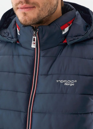 Жилет с капюшоном Fergo F1526-011 бирюзовый
