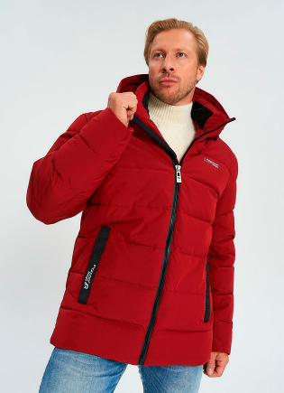 Пуховик Fergo Norge F1523-006 красный