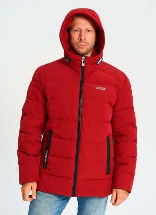 Пуховик Fergo Norge F1523-006 красный