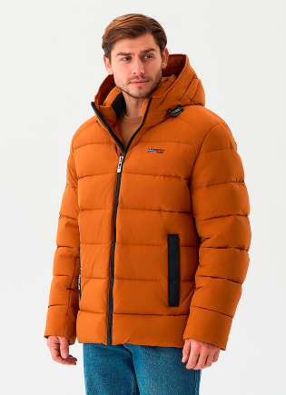 Пуховик Fergo Norge F1523-006 терракот