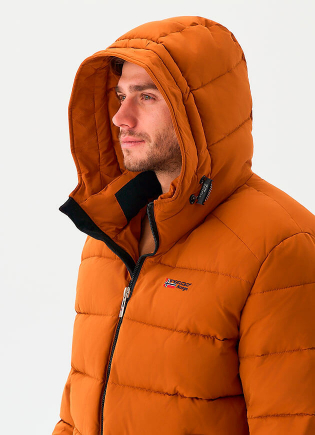 Пуховик Fergo Norge F1523-006 терракот