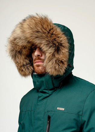 Пуховая куртка LAPLANGER Торнадо Top Arctic Goose зеленый