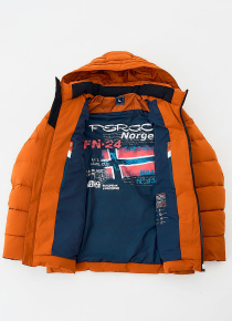 Пуховик Fergo Norge F1523-006 терракот