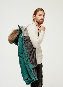 Пуховая куртка LAPLANGER Торнадо Top Arctic Goose зеленый